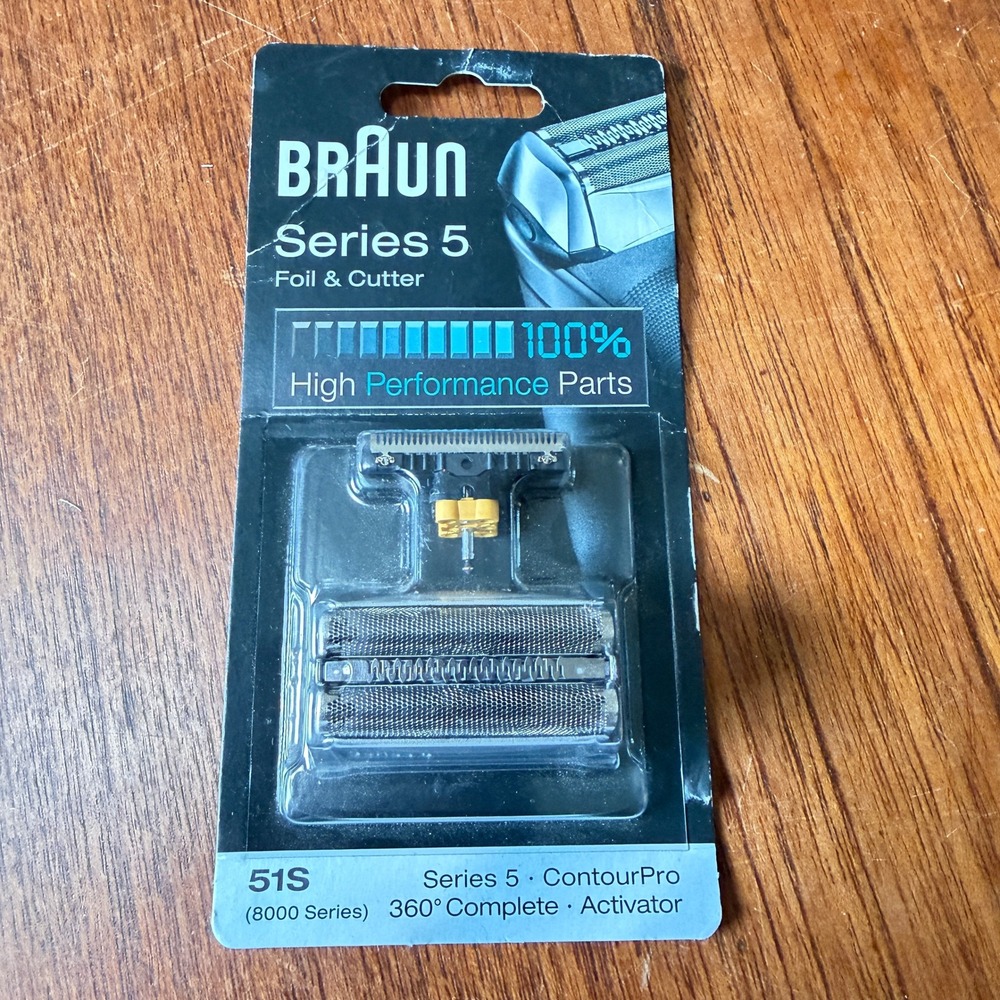 Braun Series 5 51S Foil & Cutter Replacement Head 8000 Series ContourPro 360